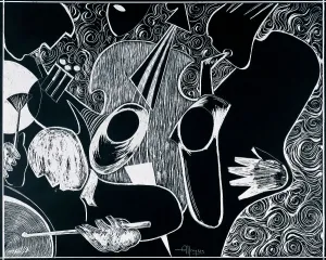American Saxophonist Prints: Vanguard by Mayers