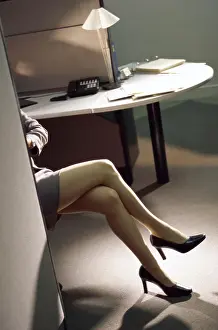 2001 Prints: Low Section Print of Woman's Legs