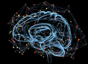 Artificial Intelligence Illustration Prints: Machine learning and artificial intelligence concept