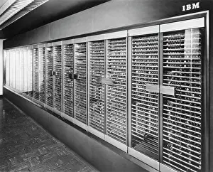 Prints of Mainframe in a computer lab November Prints: Computer Lab Mainframe Print