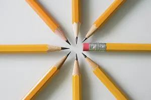 Education Stationery Prints: Pencils