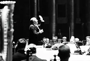 Prints of The Philadelphia Orchestra, Ormandy, at the Palais de Chaillot. Photographs of Marshall Plan Programs, Exhibits, and Personnel March Prints: The Philadelphia Orchestra, Ormandy Print