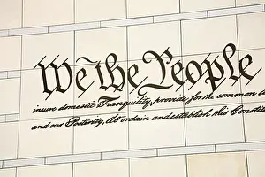 2009 Prints: Preamble to the US Constitution Museum Print