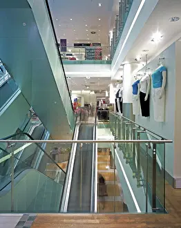 British Building Design Prints: retail / office development retail