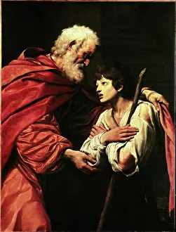 Baroque Christian Art Prints: Return of the Prodigal Son / Spada