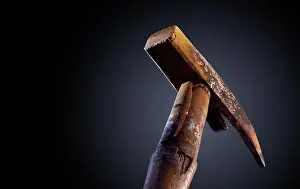 Rusty Tool Prints: Rusty, hammer, rust, rust, rusted, hammer ** Rusty, Hammer, Rusted, Hammers Ktn-Jcx