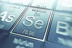 Periodic Table Tile Prints: Selenium (Chemical Element)
