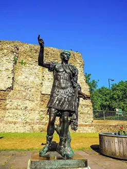 Prints of Trajan statue in London HDR High dynamic range HDR Ancient Roman statue of Emperor Trajan in London, UK Copyright: xZoonar.com/ClaudioxDiviziax 9419915 Sculpture Prints: Trajan Statue Print in High Dynamic Range