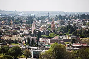 Prints of View of Acatepec city in Mexico at day May Prints: Acatepec City Print