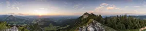 Central Europe Scenic Views Prints: 360 degree panorama from Risetestock