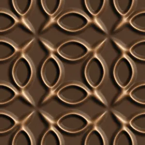 Deserted Wall Background Prints: 3D effect seamless background, wallpaper decoration leather pattern