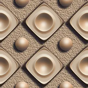 Seamless Decorative Patterns Prints: 3D effect seamless background, wallpaper decoration pattern