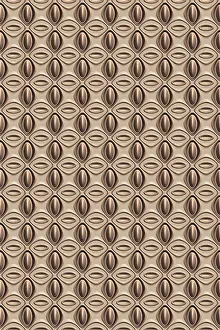 Seamless Decoration Effect Prints: 3D effect seamless background, wallpaper decoration pattern