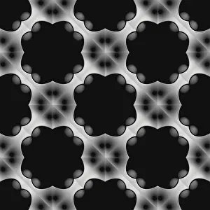 Wall Decoration Ideas Prints: 3D effect seamless background, wallpaper decoration pattern