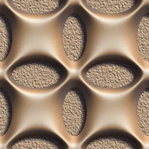 Seamless Decoration Design Prints: 3D effect seamless background, wallpaper decoration pattern
