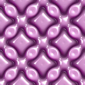 Decorative Structure Pattern Prints: 3D effect seamless pink background