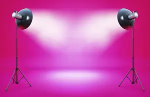 No People Studio Photo Prints: 3D rendering of a background