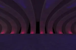 Futuristic Architectural Style Prints: 3d rendering of backgrounds abstract