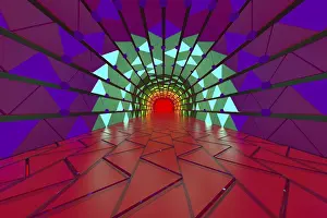 Computer Graphic Artwork Prints: 3d rendering of backgrounds abstract