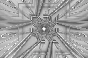 Modern Architecture Rendering Prints: 3d rendering of backgrounds abstract