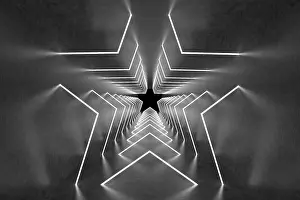 Prints of 3d rendering of backgrounds abstract. 3d illustration of simple Geometric Web Spider Prints: Abstract Geometric 3D Print Background