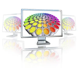 Digital Art Prints: 3D Color Concept Print