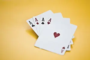 Playing Cards Prints: 4 aces