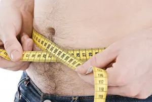 Caucasian Male Physique Prints: Abdominal girth