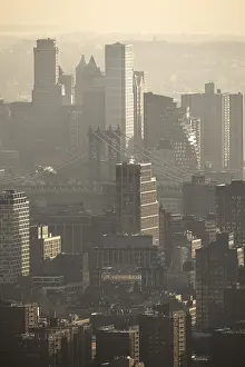 Urban Landscape Photography USA Prints: From above, this image captures the dense
