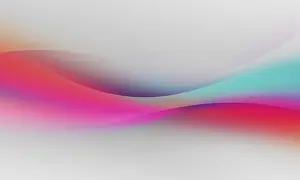 Modern Abstract Design Prints: Abstract art featuring dynamic gradient waves in pink