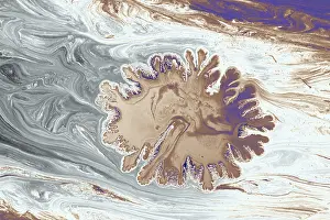 Full Frame Image Prints: Abstract background of acrylic