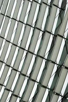 Deserted Building Detail Prints: Abstract background detail of a building facade