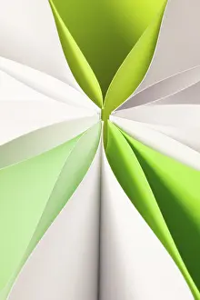 Abstract Background Image Prints: Abstract background image of pattern made by curved paper