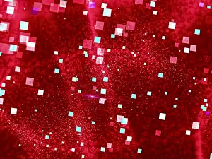 Fractal Geometry Design Prints: Abstract blurred background - computer-generated image