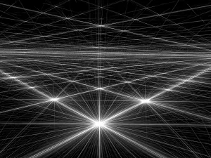 Computer Generated Image Prints: Abstract bright background - computer-generated image