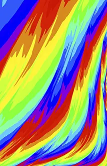 Colourful Abstract Art Prints: Abstract colourful background - computer-generated image
