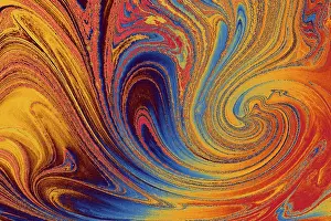 Creative Fabric Texture Prints: Abstract creative marbling pattern for fabric