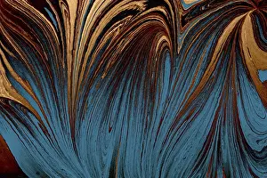 Abstract Marbling Pattern Prints: Abstract creative marbling pattern for fabric