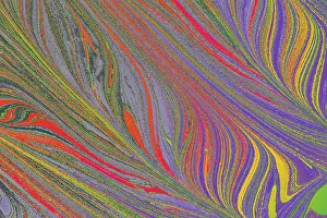 Abstract Marbling Pattern Prints: Abstract creative marbling pattern for fabric
