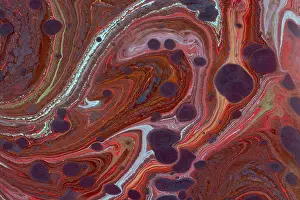 Abstract Marbling Pattern Prints: Abstract creative marbling pattern for fabric