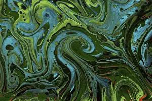 Abstract Marbling Pattern Prints: Abstract creative marbling pattern for fabric