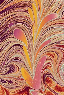 Abstract Marbling Pattern Prints: Abstract creative marbling pattern for fabric