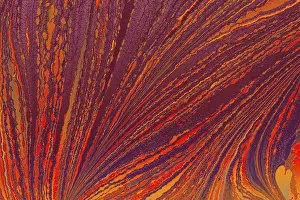 Abstract Marbling Pattern Prints: Abstract creative marbling pattern for fabric