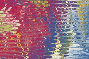 Abstract Marbling Pattern Prints: Abstract creative marbling pattern for fabric