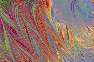 Fabric Background Texture Prints: Abstract creative marbling pattern for fabric