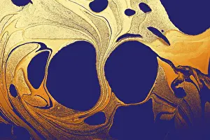 Abstract Marbling Pattern Prints: Abstract creative marbling pattern for fabric