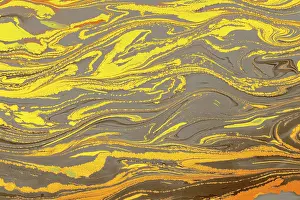 Marbled Fabric Texture Prints: Abstract creative marbling pattern for fabric