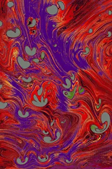 Abstract Background Image Prints: Abstract creative marbling pattern templat for fabric