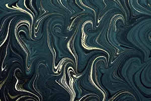 Watercolor Painting Style Prints: Abstract creative round marble pattern texture