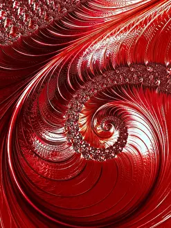 Abstract Fractal Background Prints: Abstract fractal background - computer-generated image